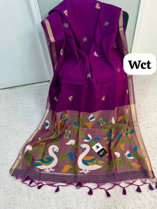 Akshara linen silk Wholesale sarees in Kolkata